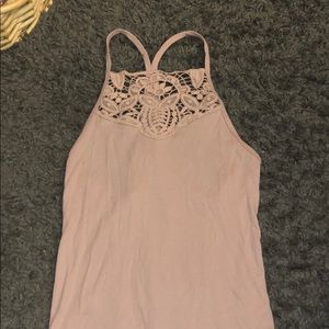 High neck dressy tank